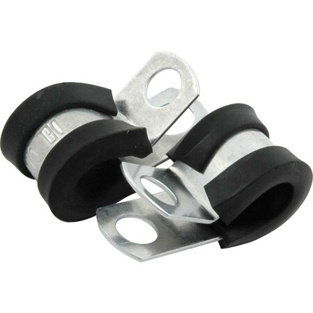 Allstar Performance 0.38 in. Aluminum Line Clamps, 10PK ALL18302